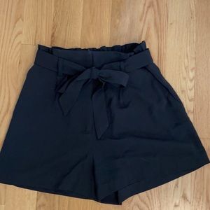 H&M paper bag high waisted shorts